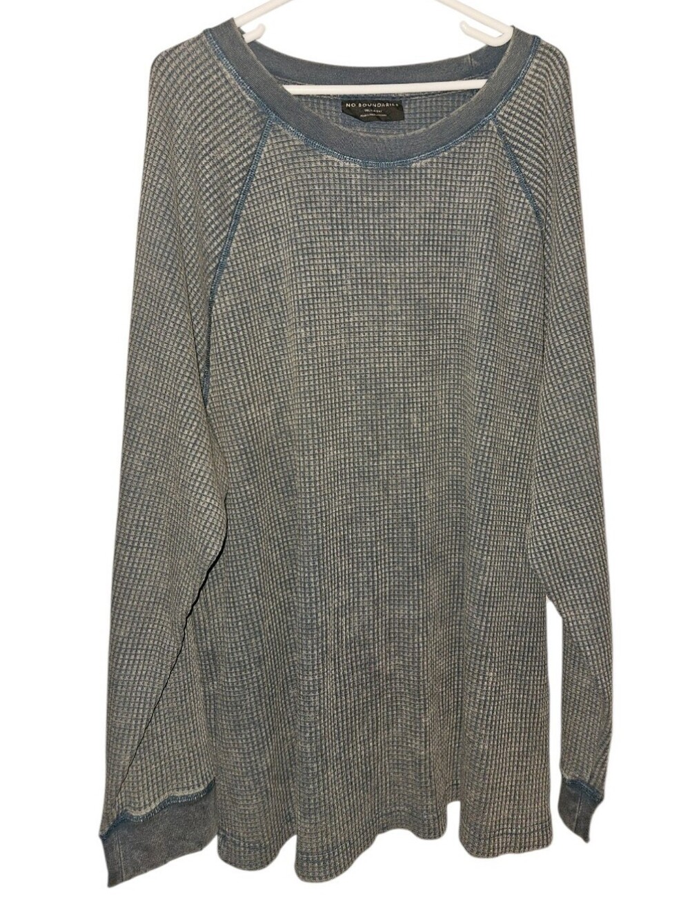 NWT 3X No Boundaries Waffle Shirt